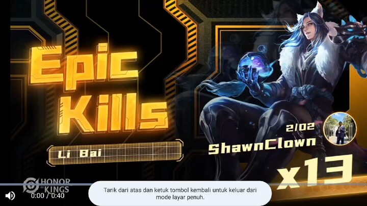 HOK Li Bai . epick kill mamayoooooo