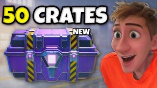 UNBOXING 50+ NEW CRATES in COD MOBILE 😍