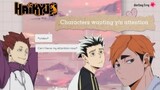 Haikyuu Characters wanting some attention| HAIKYUU!! X Y/N | chatfic