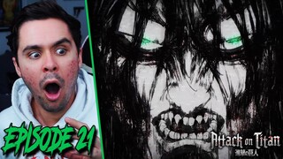 "I CANT BELIEVE WHAT I JUST SAW" Attack On Titan Season 4 Part 2 Episode 21 REACTION!