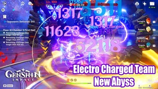 Genshin Impact - Beidou Tartaglia Bennett Xingqiu - New Abyss 12-3 First Half Gameplay