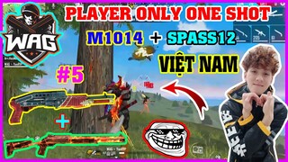 [ Free Fire ] Player Only OneShot ShotGun M1014 + Spass12  FreeFire Cực Kỳ Lôi Cuốn - Học Mõm