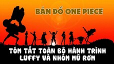 Bản Đồ One Piece - Tóm Tắt Hành Trình Luffy và nhóm Mũ rơm