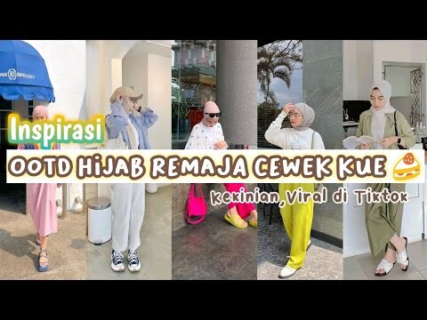 Inspirasi Ootd hijab Cewek Kue Viral di Tiktok🍰💕+ Link