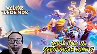 MANTAP JUGA NIH GAME BUAT GAMER KAUM REBAHAN !! INI GIFT CODE DAN GACHA NYA - VALOR LEGEND GAMEPLAY