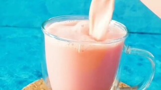 Watermelon creamy milk