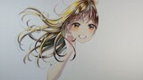 [Hội hoạ]Vẽ cô gái JK mà không phác thảo|<Lemon>