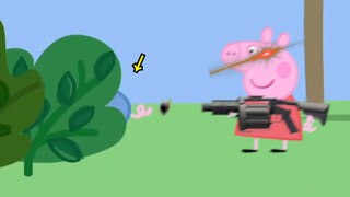 Peppa Pig: George đang trốn phải không? Hãy nhìn vũ khí khốn kiếp của tôi này! ! !