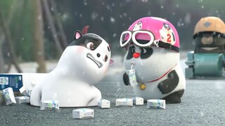 【Bamboo Panda ❤】WATCH OUT! Bamboo-stylized Truck is coming LOL _  | Short Animation |熊猫班卜