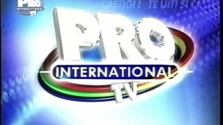 PRO TV Internațional - Station ID Incomplet + Jingle Știrile PRO TV - 2001