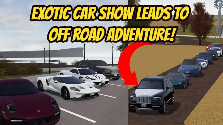 Greenville, Wisc Roblox l Exotic Car Show Off Roading Rally Roleplay