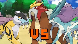 Entei vs Raikou vs Suicune | SPORE