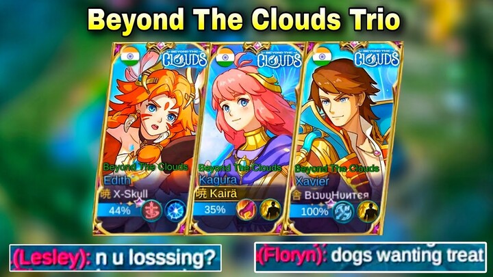 ENEMIES TRASH TALK US!😤KAGURA JUNGLER EPIC COMEBACK!🔥BEYOND THE CLOUDS TRIO!💠