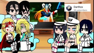 🔥🤍bleach characters reacts to ichigo  (no ships)