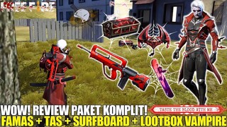 COMBO FAMAS BLOODY + BUNDLE VAMPIRE + TAS VAMPIRE + SURFBOARD BLOOD BAT - MUSUHNYA AUTO NYERAH!!!