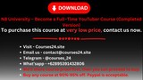 N8 University – Become a Full–Time YouTuber Course (Completed Version)