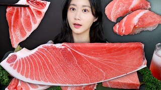 [ONHWA] Tuna sashimi, siaran makan tuna mentah!🐟❤️ Tuna berkualitas tinggi