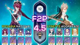 [F2P] Lynette Aggravate & Rosaria National | Spiral Abyss 4.5 | Genshin Impact