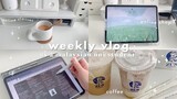 a week in my life as a uni student 🍄 starting my online shop, note taking, lots of food 日常生活VLOG