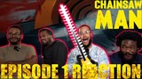 PEAK IS HERE!!! | Chainsaw Man Episode 1 Reaction