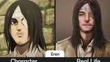 Attack on Titan real-life comparison (final season characters)