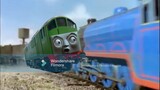 Gordon sends a BoCo flying into the air and it lands onto the ground