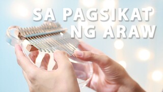 Sa Pagsikat ng Araw (Sambahin Ka, O Diyos) kalimba cover with tab notation (cc)