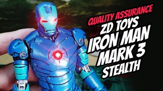 ZD TOYS IRON MAN MARK 3 STEALTH CUSTOM BY RALPH CIFRA | QUALITY ASSURANCE