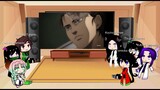 Demon Slayer React To Attack On Titan AMV
