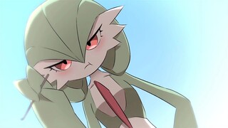 Gardevoir hadir untuk mendengarkan Anda, Guru (dengan headphone)