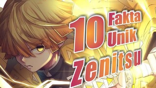 10 Fakta Unik Zenitsu Agatsuma