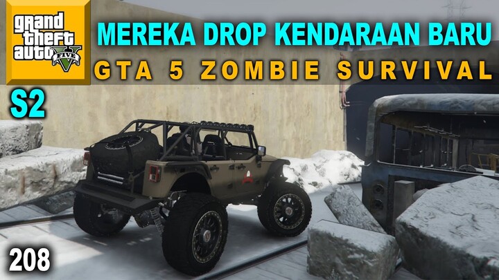 MULAI MENGATUR STRATEGI DI BASE - GTA 5 ZOMBIE SURVIVAL INDONESIA#208