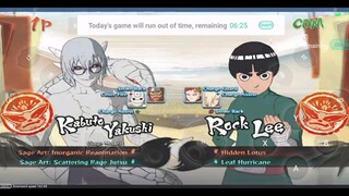 Kabuto yakushi vs Rock Lee 🪱🐉 Si Pengacau ular dan kang mabuk 🗿🍷