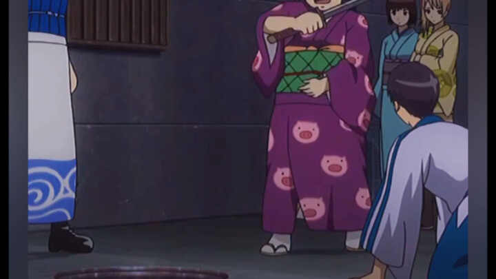 [ Gintama ] I'm here to stay, don't worry~ It's definitely not because I'm too fat