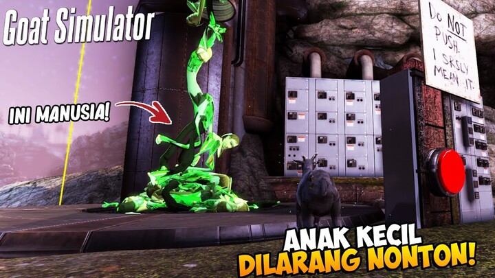 MISTERI MANUSIA ENCER HIJAU DAN KOMPUTER RUSAK! Goat Simulator GAMEPLAY #4