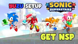 Get Sonic Superstars (NSP) & Install Yuzu Switch Emulator on PC