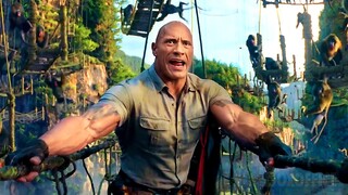 The Rock VS Monkeys | Rope Bridge Scene | Jumanji 2 : Next level | CLIP