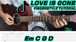Love is gone - Slander ( Guitar Fingerstyle ) Tabs + Chords