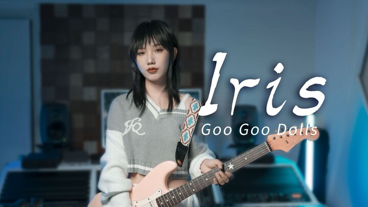 Divine Comedy electric guitar playing and singing directly tears Iris - Goo Goo Dolls (Cover)