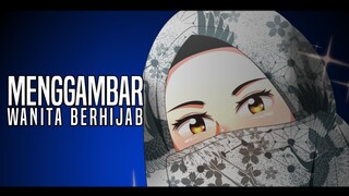 Menggambar Wanita Berhijab