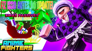 TIVE QUE FAZER ISSO ANTES DA ATUALIZAÇÃO DO ANIME FIGHTERS (ROBLOX)