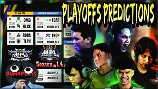 Who Will DOMINATE for this season? | MPL PH S14 Playoffs Prediction | MLBB