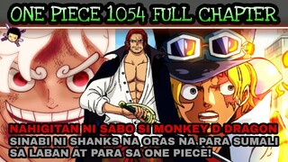 One piece 1054: full chapter | Ang pagkilos ni Shanks | Nahigitan ni Sabo si Monkey D Dragon