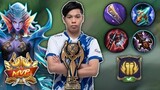 THANK YOU RSG-PH EMANN FOR THIS MSC GOLDLANE KARRIE OP BUILD & EMBLEM | MLBB