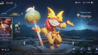 Liên Quân Mobile - Review Skin Mganga Pháp Sư Mèo Con