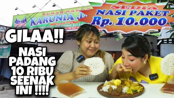 24 JAM NON STOP JUALAN NASI PADANG ! PEMBELINYA GAADA HABISNYA ! ENAK MURAH MANTAP JOSS !! #mukbang