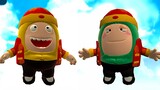 Oddbods Turbo Run - New Year Costume of Bubbles and Zee