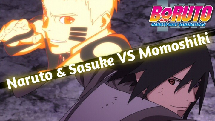 Naruto & Sasuke VS Momoshiki | Boruto : Naruto Next Generation Fandub Indo