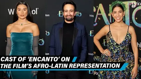 Lin-Manuel Miranda and the cast of 'Encanto' on Afro Latin Representation