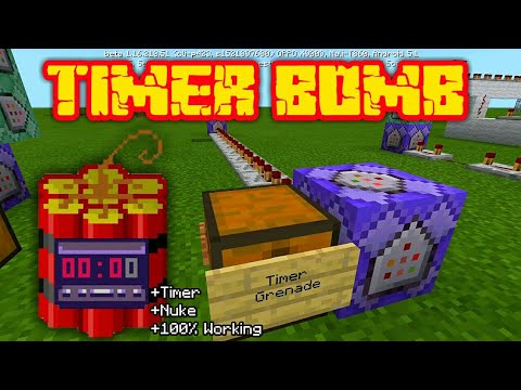 How To Make A Timer Bomb In Minecraft Using Command Block Bilibili